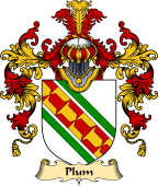 English Family Coat of Arms (v.25) Plum