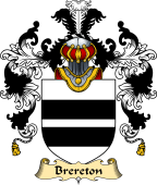 English Family Coat of Arms (v.25) Brereton