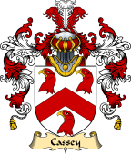 English Family Coat of Arms (v.25) Cassey