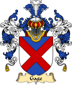 English Family Coat of Arms (v.25) Gage