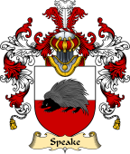 English Family Coat of Arms (v.25) Speake