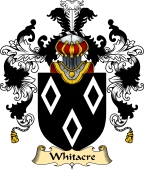 English Family Coat of Arms (v.25) Whitacre or Whitaker