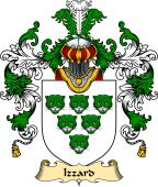 English Family Coat of Arms (v.25) Izzard