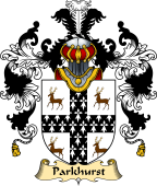 English Family Coat of Arms (v.25) Parkhurst