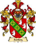 Welsh Family Coat of Arms (v.25) Sankey (of Conwy)