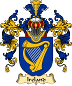 Irish Family Coat of Arms (v.25) Ireland National