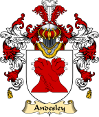 English Family Coat of Arms (v.25) Andesley