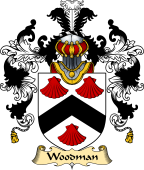 English Family Coat of Arms (v.25) Woodman