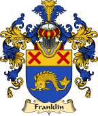 English Family Coat of Arms (v.25) Frankland or Franklin