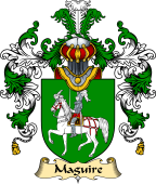 Irish Family Coat of Arms (v.25) MacGuire or Maguire