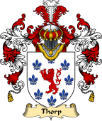 English Family Coat of Arms (v.25) Thorp