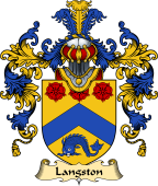 English Family Coat of Arms (v.25) Langston