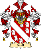 English Family Coat of Arms (v.25) Skull