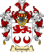 Irish Family Coat of Arms (v.25) Kavanagh