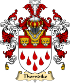 English Family Coat of Arms (v.25) Thorndike