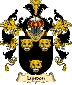 English Family Coat of Arms (v.25) Lyndon