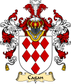 English Family Coat of Arms (v.25) Cagan