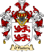 Irish Family Coat of Arms (v.25) O'Flattery