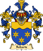 English Family Coat of Arms (v.25) Robartes or Robarts