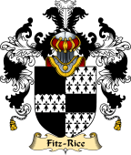 Irish Family Coat of Arms (v.25) Fitz-Rice