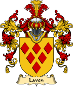 Scottish Family Coat of Arms (v.25) Laven