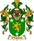 Irish Family Coat of Arms (v.25) O'Malone