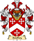 English Family Coat of Arms (v.25) Southey