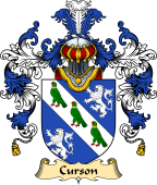 English Family Coat of Arms (v.25) Curson