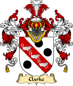 English Family Coat of Arms (v.25) Clarke