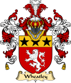 English Family Coat of Arms (v.25) Whatley or Wheatley