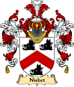 English Family Coat of Arms (v.25) Nisbet