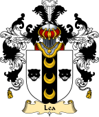 English Family Coat of Arms (v.25) Lea