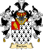 English Family Coat of Arms (v.25) Barton