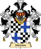 Welsh Family Coat of Arms (v.25) Meirion (MEIRIONNYDD)