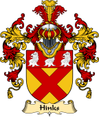 English Family Coat of Arms (v.25) Hinks or Hincks