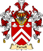 English Family Coat of Arms (v.25) Parnell