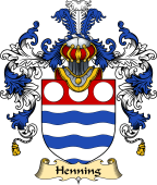 English Family Coat of Arms (v.25) Henning