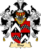 Welsh Family Coat of Arms (v.25) Rhys (AB EINION SAIS)