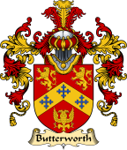 English Family Coat of Arms (v.25) Butterworth