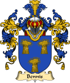 Irish Family Coat of Arms (v.25) Bennis