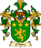 Irish Family Coat of Arms (v.25) O'More or Moore