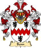 English Family Coat of Arms (v.25) Benn