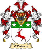 Irish Family Coat of Arms (v.25) O'Doherty or Dogherty