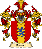 English Family Coat of Arms (v.25) Darnell