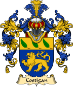 Irish Family Coat of Arms (v.25) Costigan