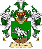 Irish Family Coat of Arms (v.25) O'Hanlon