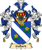 English Family Coat of Arms (v.25) Gallard