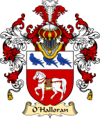 Irish Family Coat of Arms (v.25) O'Halloran