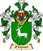 Irish Family Coat of Arms (v.25) O'Connor (Corcomroe)