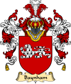 Welsh Family Coat of Arms (v.25) Baynham (AP EINION)